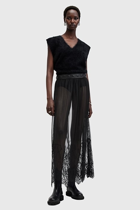 ARIELLA LACE SKIRT BLACK 6