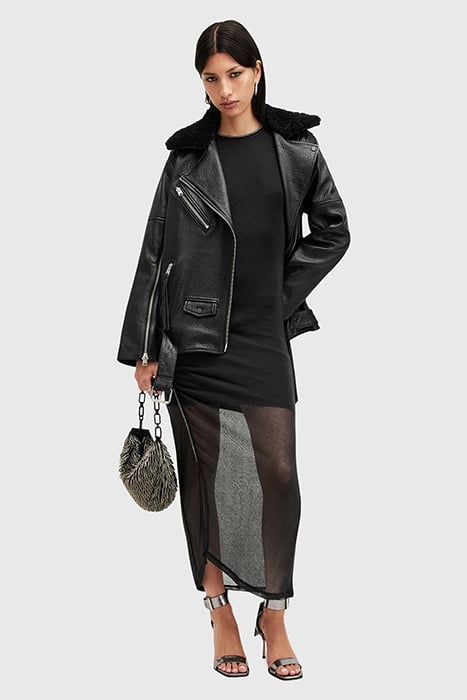 NORA SPARKLE DRESS BLACK SHIMMER 5