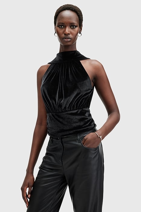 BELLATRIX VELVET TOP BLACK 1