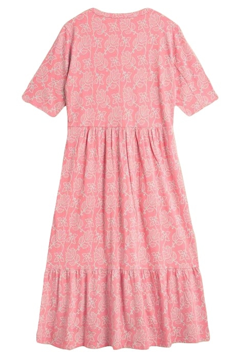 NAYA JERSEY MIDI DRESS PINK MULTI 2