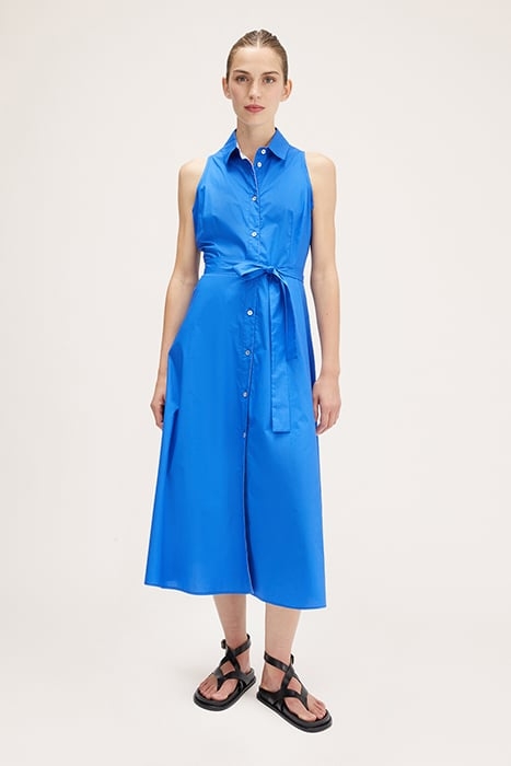 POPLIN CHEMISIER DRESS BLUE 1