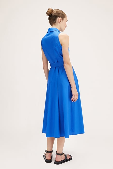 POPLIN CHEMISIER DRESS BLUE 2