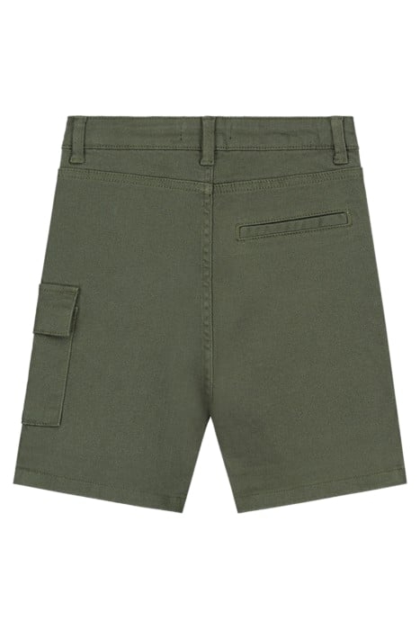 GABARDINE SHORTS ARMY GREEN 2