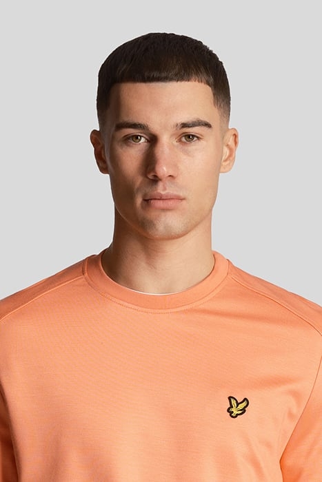 CREW NECK FLY FLEECE COURSE CORAL 5