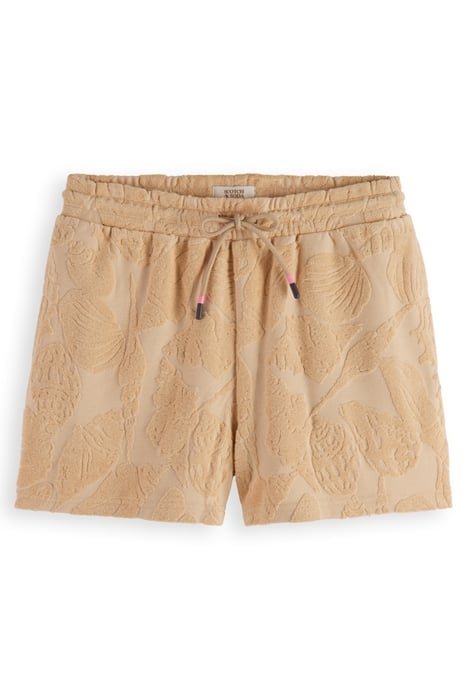 JACQUARD TOWELING SHORTS MOCCA 4
