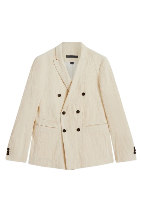 PEAK LAPEL DB JACKET CHINA WHITE 2