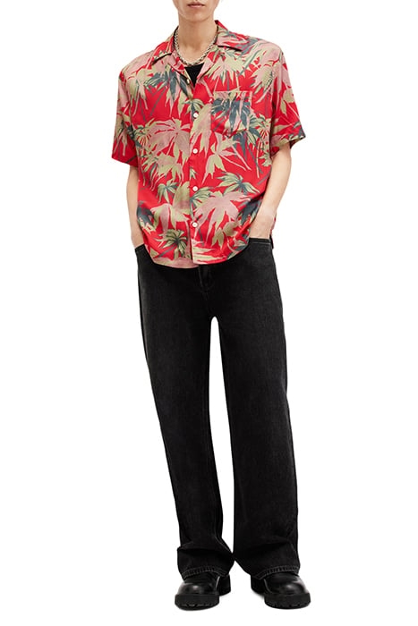 HUDSONY SS SHIRT SCARLETT RED 3