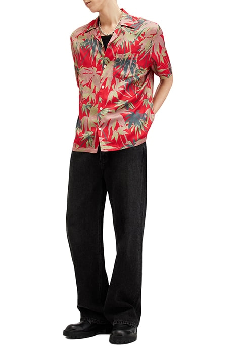 HUDSONY SS SHIRT SCARLETT RED 6