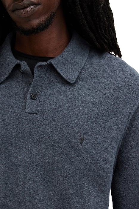 STATTEN LS POLO SMITH BLUE 6