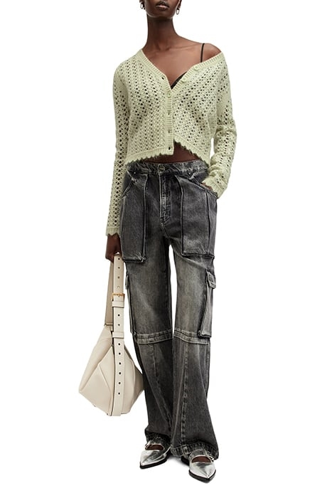 VIVIAN CARDIGAN EARTH GREEN 6