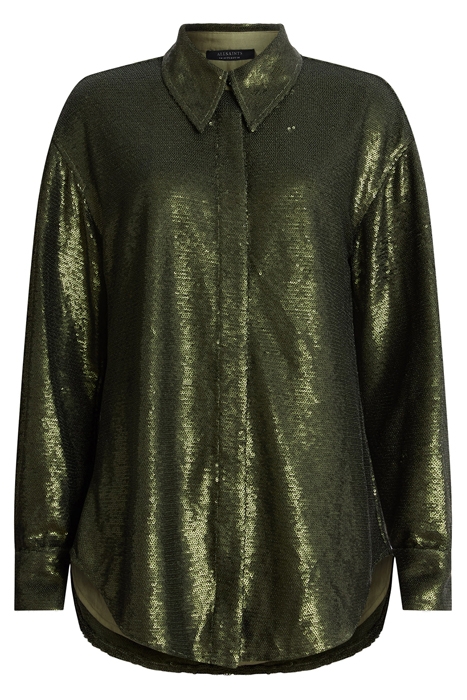 CHARLI SEQ SHIRT OLIVE GREEN 4