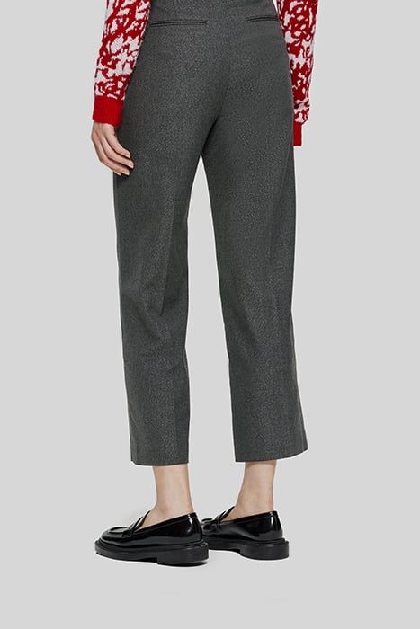 HIGH-WAISTED ANTHRACITE SEQUINED WIDE-LEG PANTS 2