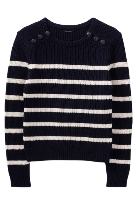 NAVY KNIT SWEATER WITH ANCHOR BUTTONS 4