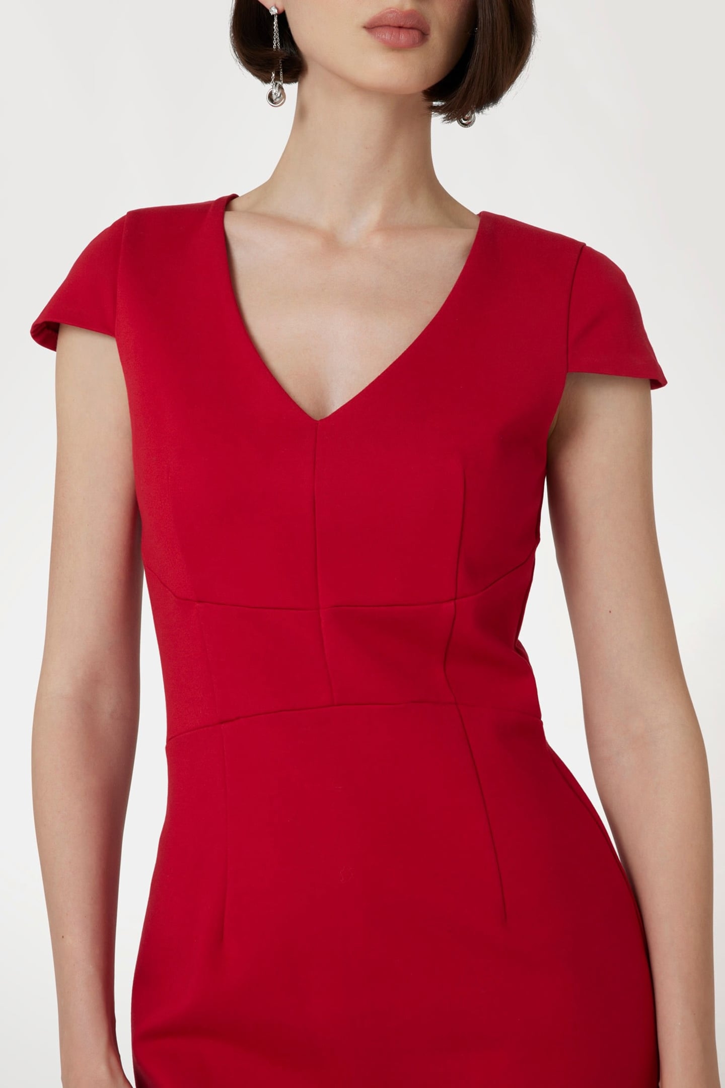 MARCIANO BY GUESS ODETTE DRESS GROUNDED FLAME 5