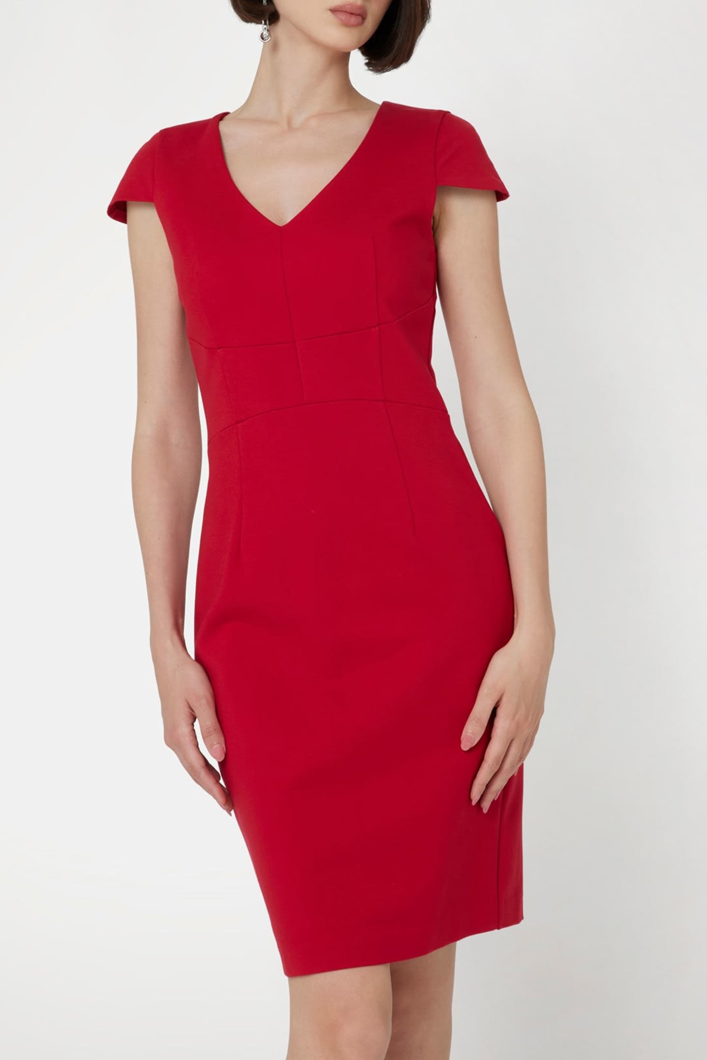 MARCIANO BY GUESS ODETTE DRESS GROUNDED FLAME 1